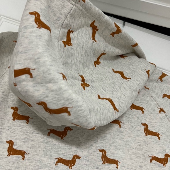 Must Love Dogs Hoodie with Dachshund Print - Picture 6 of 10